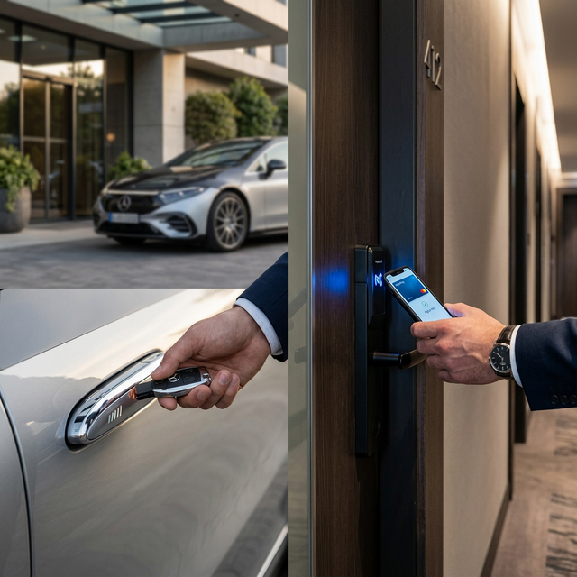 From Cars to Hotels: How Automotive Keyless Entry Technology Powers Hotel Check-In