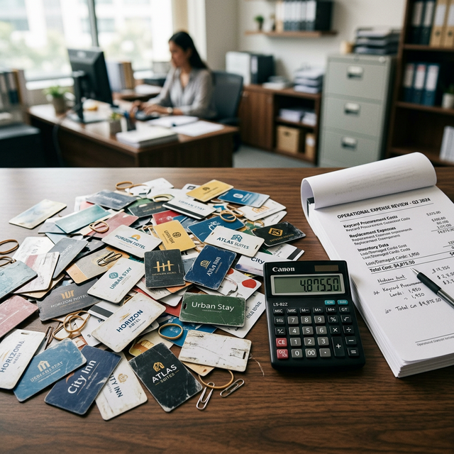 The True Cost of Plastic Keycards (And the Math Behind Eliminating Them)