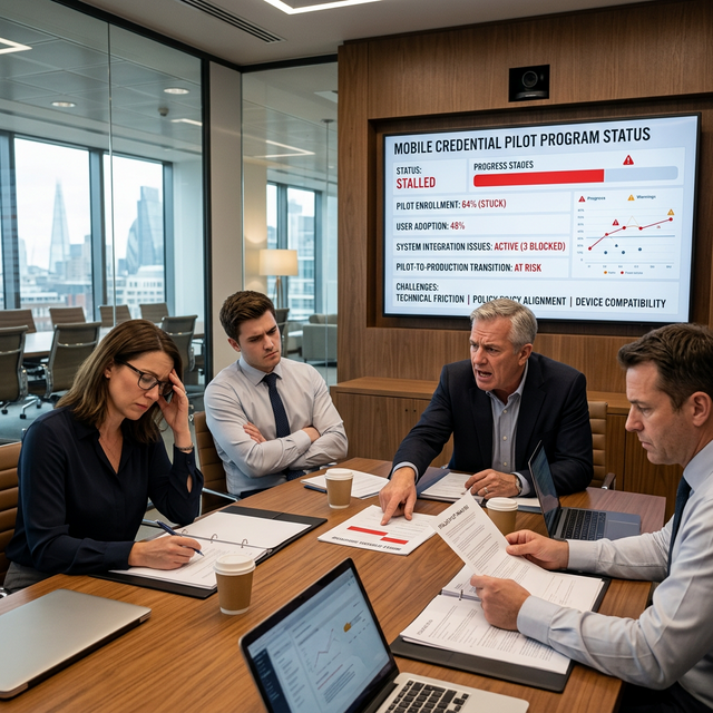 Why Enterprise Mobile Credential Pilots Keep Stalling